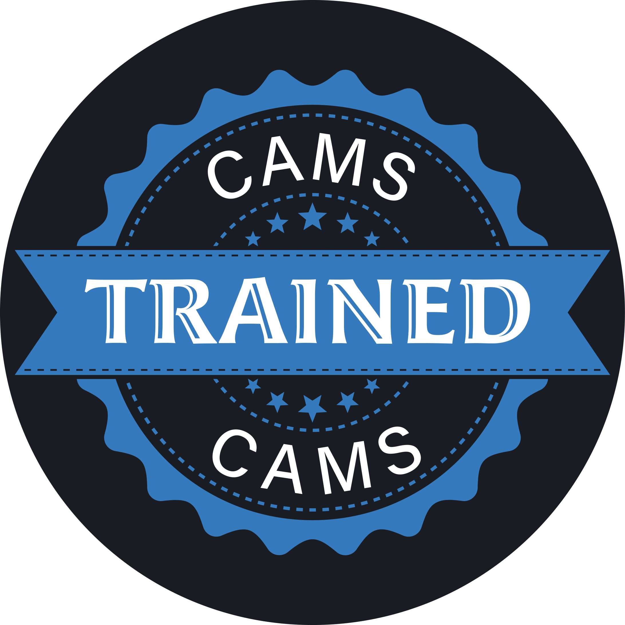 CAMS Trained Badge